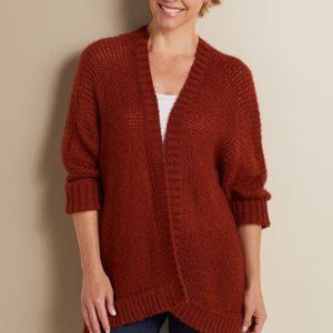 NEW Soft Surroundings Mohair Bl Kimono Sweater S/M